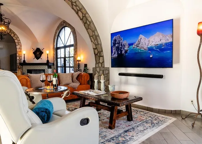 Villa Castle With Rooftop Sea Views Cabo San Lucas
